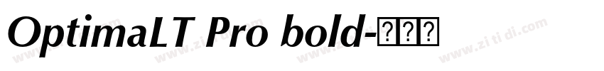OptimaLT Pro bold字体转换 OptimaLT Pro bold字体转换